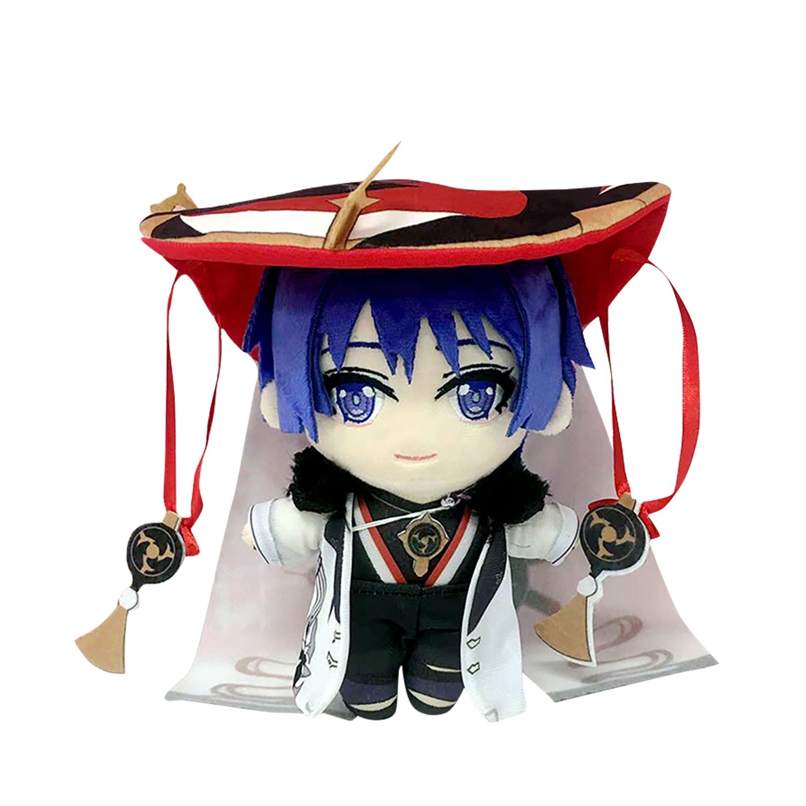Yuioop Genshin Impact Plush Wanderer Toys, 8 Inch Popular Anime Game Genshin Impact Plushies Genshin Impact Doll Anime Stuffed Animals Plush, Genshin Plush Toys for Fans Kids Gifts